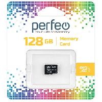 Носители информации   Perfeo microSDXC 128GB High-Capacity (Class 10) UHS-1 w/o Adapter