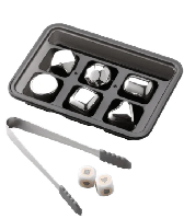 Гаджеты  Охлаждающие камни для напитков Xiaomi Circle Joy Ice Cubes (CJ- BK02 )6шт серебро