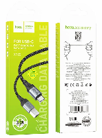 Кабель Type-C  Кабель Type-C HOCO X102, 1 метр, тканевый