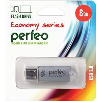Флешки и карты памяти  USB Flash  8GB Perfeo E01 economy series