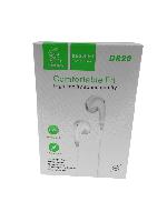 Наушники  Наушники проводные vdenmenv DR20  с микрофоном 1,2м