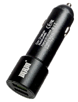 Автомобильные зарядные устройства  АЗУ с 2USB  2.4A  MRM MR60A Metal (металлический) 