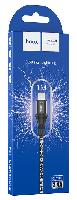 Кабель 8 pin  Кабель lightning 5/5S/6/6S 8 pin, HOCO Х50, 1 метр, 2.4A текстильный метал.наконечник Data cable