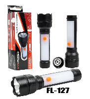 Фонари  Светодиодный фонарь FL-127, 2в1 (батарейки ААА)