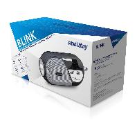 Портативные колонки  Колонка портативная Smartbuy BLINK, 5Вт, Фонарь, Bluetooth, MP3, FM-радио,