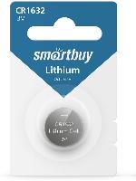Элементы питания  Литиевый элемент питания Smartbuy CR1632/1B (12/720) (SBBL-1632-1B)
