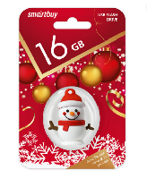 Флешки и карты памяти  USB Flash 16GB SmartBuy 2.0 (фигурка)