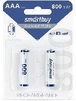 Элементы питания  Аккумулятор NiMh Smartbuy AAA/2BL 800 mAh (24/240) (SBBR-3A02BL800)