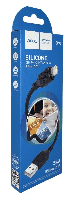 Кабель 8 pin  Кабель lightning 5/5S/6/6S 8 pin, HOCO Х90 ,1 м, 2.4А, Silicone