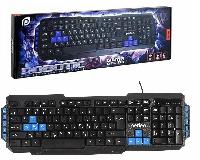 Компьютерные аксессуары  Perfeo клавиатура "ROBOTIC" Multimedia, USB, чёрн, GAME DESIGN