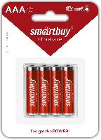 Элементы питания  Батарейка алкалиновая Smartbuy LR03/4B (48/480) (SBBA-3A04B)