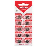 Элементы питания  Элемент питания Smartbuy LR1154/10BL 357 AG13 Alkaline Cell