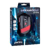 Мышки  Мышь оптическая  провод.USB "DREAMGEAR/GEAR" Perfeo игровая светящаяся (подсветка 6цв.) 7200 DPI