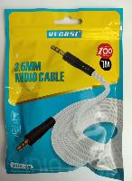 Аудиокабели  Кабель AUX  3.5 - 3.5  RECRSI AUX-09  1м в пакете