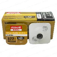 Элементы питания  MAXELL 377 SR626SW/10BOX YELLOW (CN) (|100)