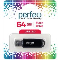 Носители информации   Perfeo USB 64GB C03 Black