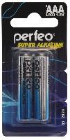 Элементы питания  Батарейка Perfeo LR03/2BL AAA mini Super Alkaline (2 шт. в блистере)