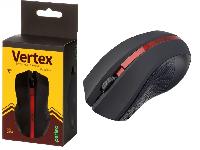 Компьютерные аксессуары  Perfeo мышь беспров., оптич. "VERTEX", 3 кн, DPI 1000, USB, чёрн/красн