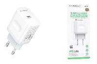 Сетевые зарядные устройства  СЗУ BOROFONE BA99A USB-C 20W, Fast Charging