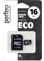 Носители информации   Perfeo microSD 16GB High-Capacity (Class 10) economy series