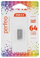 Носители информации   Perfeo USB 64GB M12 Metal Series