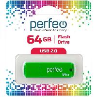 Носители информации   Perfeo USB 64GB C05 Green