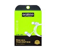 Наушники  Наушники MP3 Oraimo ORE-001 STEREO c микрофоном (упаковка - коробка) круглый провод, 