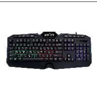 Клавиатуры  Клавиатура Perfeo проводная "VISION" с подсветкой, Multimedia, USB (черная) GAME DESIGN,PF-B3410