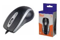 Компьютерные аксессуары  Perfeo мышь оптическая "TOUR", 3 кн, DPI 1000, USB, чёрн/серебр