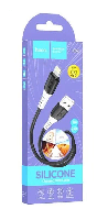 Кабель 8 pin  Кабель lightning 5/5S/6/6S 8 pin, HOCO Х82 ,1 м, 2.4А, силиконовый круглый кабель