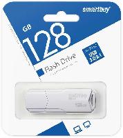 Носители информации   USB 3.0/3.1 накопитель Smartbuy 128 ГБ серия Clue Белый (SB128GBCLU-W3)