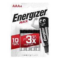 Элементы питания  Energizer LR03/4BL MAX (|48)