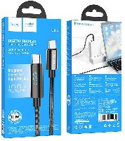 Кабели  Кабель Type-C HOCO U125 100W Type-C чёрный