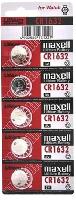 Элементы питания  MAXELL CR1632/5BL