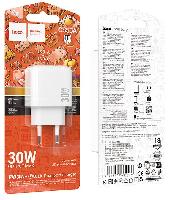 Зарядные устройства  СЗУ HOCO CS55A PD30W+QC3.0 белый