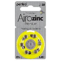 Элементы питания  Элемент питания Perfeo ZA10/6BL  Airozinc Premium