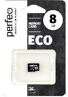 Носители информации   Perfeo microSD 8GB High-Capacity (Class 10) w/o Adapter economy series