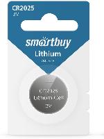 Элементы питания  Литиевый элемент питания Smartbuy CR2025/1B (12/720) (SBBL-2025-1B)