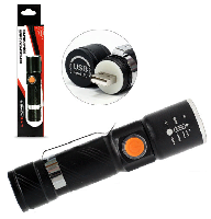 Фонари  Светодиодный фонарь FL-150, ZOOM  (аккумуляторный) с USB разъёмом для заряда, 
