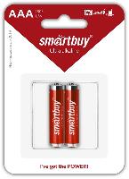 Элементы питания  Батарейка алкалиновая Smartbuy  LR03/2B AAA  SBBA-3A02B (2 шт. в блистере)