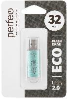 Носители информации   Perfeo USB 32GB E01 Green economy series