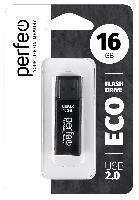 Носители информации   Perfeo USB 16GB E03 Black economy series