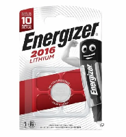 Элементы питания  Элемент питания Energizer CR2016/1BL  Li-Ion (1 шт.)