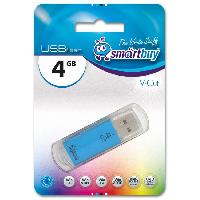 Флешки и карты памяти  USB Flash  4GB SmartBuy V-Cut