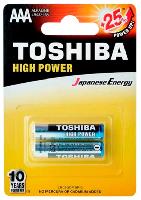 Элементы питания  Toshiba LR03/2BL High Power Alkaline (|24/288)