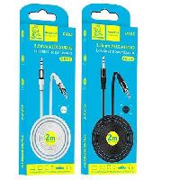 Аудиокабели  Кабель AUX 3.5 - 3.5 vdenmenv  DX05 текстильный,  2 метра