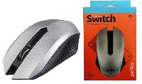 Компьютерные аксессуары  Perfeo мышь беспров., оптич. "SWITCH", 3 кн, DPI 1200, USB, серебр.