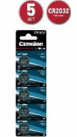Элементы питания  Camelion CR2032/5BL  Lithium (|50/1800)