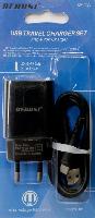 Сетевые зарядные устройства  Комплект СЗУ RECRSI BA20A USB 2.1A + кабель Type-C
