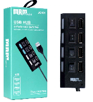 Картридеры  HUB USB  (4 порта с отключением) JC401